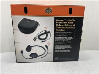 Harley Davidson 76000730 Boom Audio Premium Half Helmet Headset